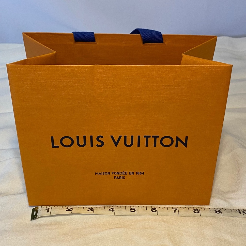 LOUIS VUITTON STORE SHOPPING BAG 
8.5”x7.25”x4.75”